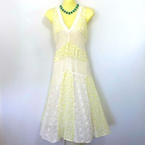 Anthropologie Leifnotes “Southern Exposure/Yellow Bird” Hi/Lo Excellent…